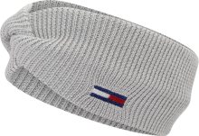 Čelenka Tommy Jeans tmavě modrá / šedý melír / červená / bílá