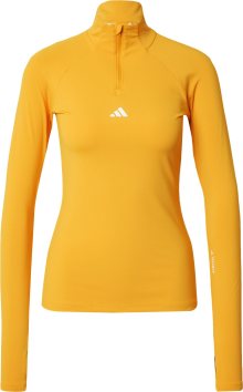 Funkční tričko adidas performance žlutá / offwhite