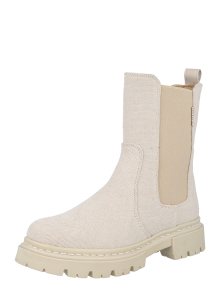 Chelsea boty Bullboxer světle béžová / tmavě béžová
