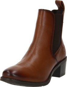 Chelsea boty \'Ruby\' Bagatt hnědá / koňaková