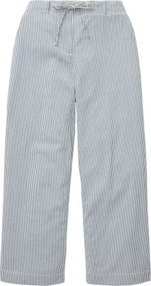 Kalhoty Tom Tailor chladná modrá / bílá