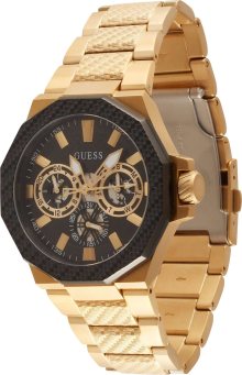 Analogové hodinky Guess zlatá / černá