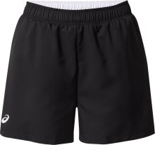 Sportovní kalhoty ASICS černá / bílá