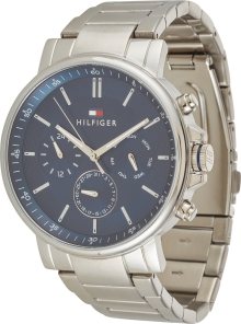 Analogové hodinky Tommy Hilfiger námořnická modř / červená / stříbrná / bílá