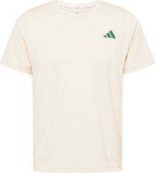 Funkční tričko \'Sports Club Graphic\' adidas performance krémová / smaragdová