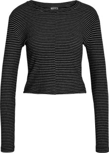 Tričko \'POSY\' Noisy May černá / offwhite