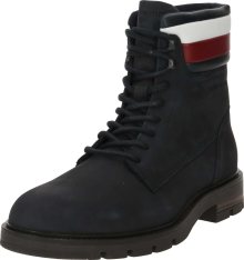 Šněrovací boty Tommy Hilfiger námořnická modř / tmavě červená / bílá