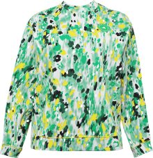 Sportovní mikina \'Floral Print \' adidas by stella mccartney žlutá / zelená / černá / bílá