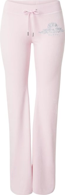Kalhoty \'LAYLA\' Juicy Couture světle růžová / stříbrná