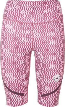 Sportovní kalhoty \'Truepurpose Printed Cycling\' adidas by stella mccartney ostružinová / červenofialová / bílá