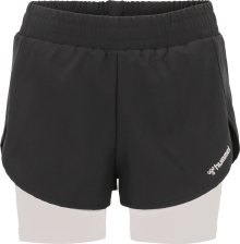 Sportovní kalhoty Hummel béžová / černá