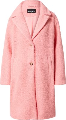 Přechodný kabát \'Nikla\' Pieces oranžová / světle růžová