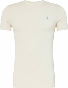 Tričko Polo Ralph Lauren krémová / kouřově šedá