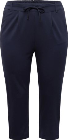 Kalhoty se sklady v pase \'Goldtrash Classic\' ONLY Carmakoma námořnická modř