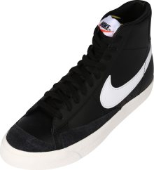 Kotníkové tenisky \'BLAZER MID 77 VNTG\' Nike Sportswear černá / bílá
