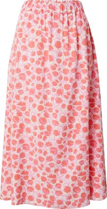 Sukně \'EMA\' Object krémová / růžová / melounová