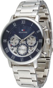 Analogové hodinky Tommy Hilfiger námořnická modř / stříbrná