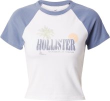 Tričko Hollister světle zelená / lenvandulová / broskvová / bílá