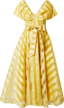 Koktejlové šaty \'Bardot\' Coast světle žlutá / tmavě žlutá