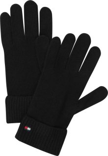 Prstové rukavice Tommy Hilfiger námořnická modř / červená / černá / bílá