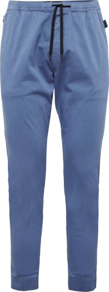Kalhoty Hollister kouřově modrá