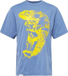 Funkční tričko Nike světlemodrá / světle žlutá