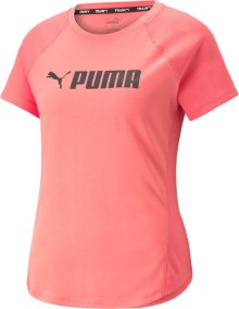 Funkční tričko Puma starorůžová / černá