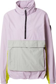 Outdoorová bunda Jack Wolfskin limone / šedá / světle fialová / černá