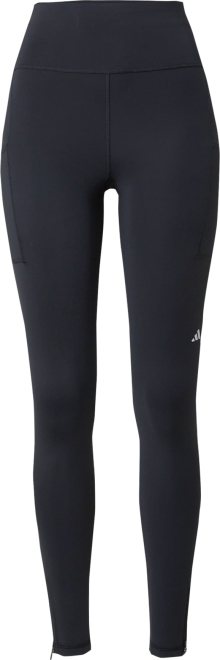 Sportovní kalhoty \'Ultimate Winter Long\' adidas performance černá / bílá
