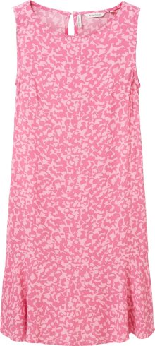 Letní šaty Tom Tailor růžová / světle růžová