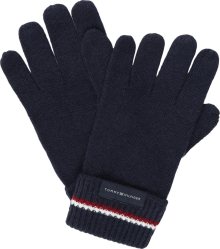 Prstové rukavice Tommy Hilfiger tmavě modrá / světle červená / bílá