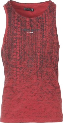 Tričko KOROSHI melounová / černá / bílá