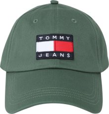 Kšiltovka Tommy Jeans námořnická modř / zelená / červená / bílá