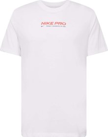 Funkční tričko Nike červená / černá / bílá