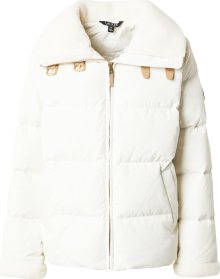 Zimní bunda Lauren Ralph Lauren krémová