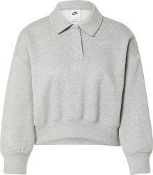 Mikina Nike Sportswear světle šedá