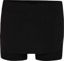 Sportovní kalhoty \'Run Icons 3-Stripes Skort\' ADIDAS SPORTSWEAR šedá / černá / bílá