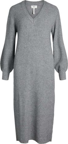 Úpletové šaty \'Malena\' Object šedý melír