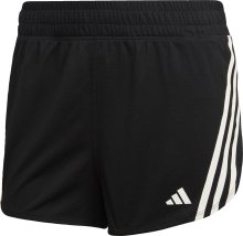 Sportovní kalhoty \'Run Icons 3-Stripes Low Carbon \' adidas performance černá / bílá