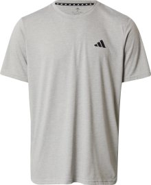 Funkční tričko \'Train Essentials Comfort \' adidas performance šedý melír / černá