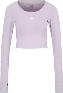 Funkční tričko \'Studio\' adidas performance pastelová fialová / bílá