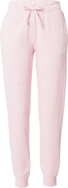 Kalhoty Nike Sportswear světle růžová / bílá