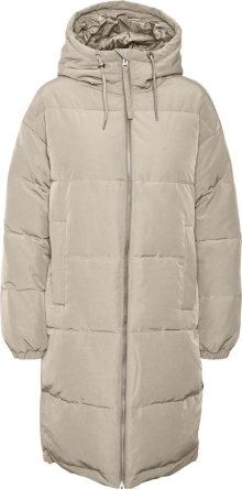 Zimní kabát Vero Moda světle šedá