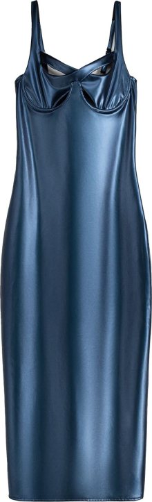 Šaty Bershka námořnická modř