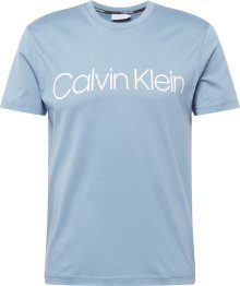 Tričko Calvin Klein světle šedá / bílá