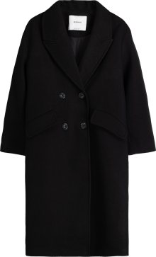 Přechodný kabát Bershka černá