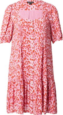 Košilové šaty Whistles tmavě oranžová / pink / růžová / bílá
