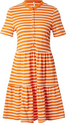 Letní šaty \'MAY\' Only tmavě oranžová / bílá