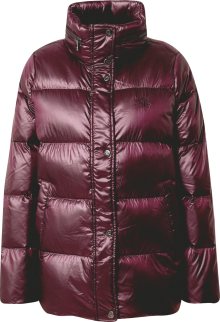 Zimní bunda Lauren Ralph Lauren burgundská červeň
