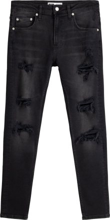 Džíny Bershka černá